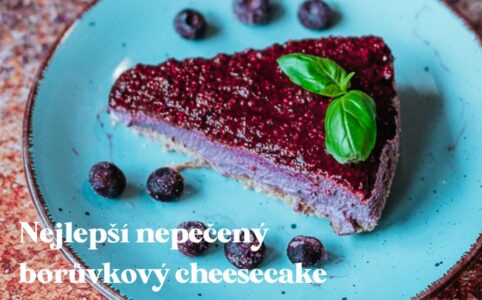 Raw borůvkový cheesecake - nejlepší nepečený cheesecake