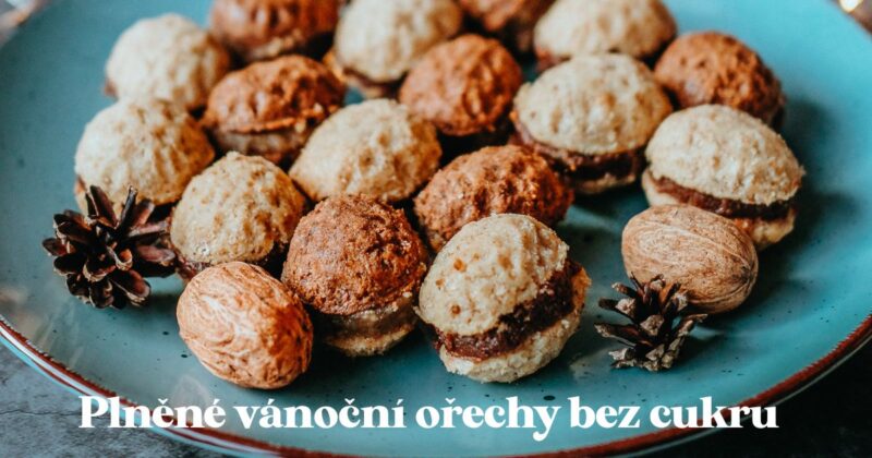 Ten nejlepší vánoční recept na cukroví. Plněné ořechy bez cukru.