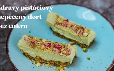 Pistáciový dort - nepečený dort bez cukru. Raw a vegan recept.