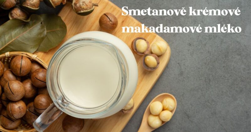 Recept na rostlinné mléko z makadamových ořechů: Makadamové mléko