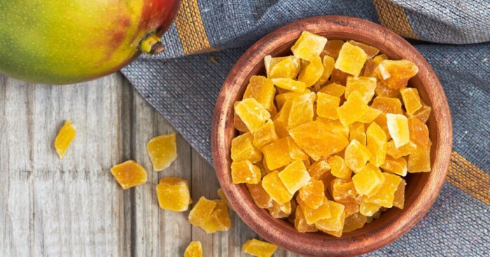 Pomocí této unikátní metody sušení (lyofilizace) si kousky manga zachovají téměř všechny živiny, vitamíny a minerály, jako v čerstvém stavu.