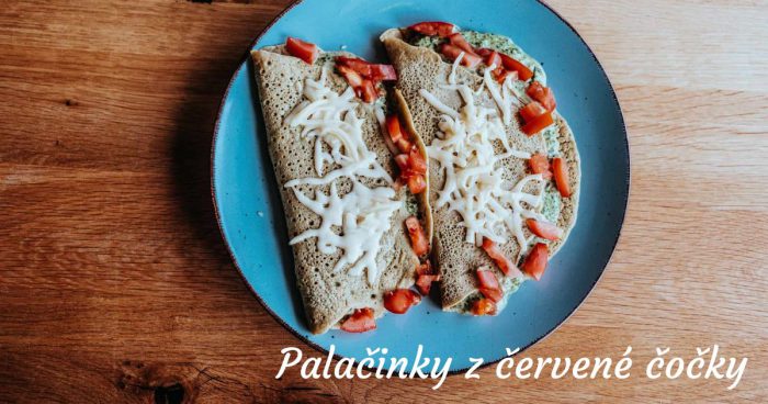 Palačinky z červené čočky