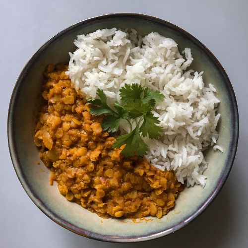 Recept na indický dhál z červené čočky