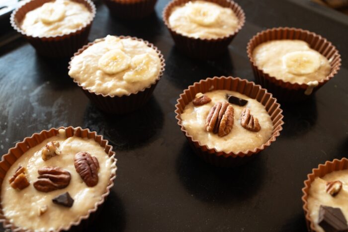 Nejlepší recept na rychlé banánové muffiny s čokoládou či ořechy
