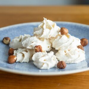 Recept na jednoduché ořechové pusinky z bílků - ořechové kokosky