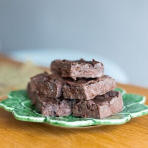 Veganské bezlepkové fazolové brownies