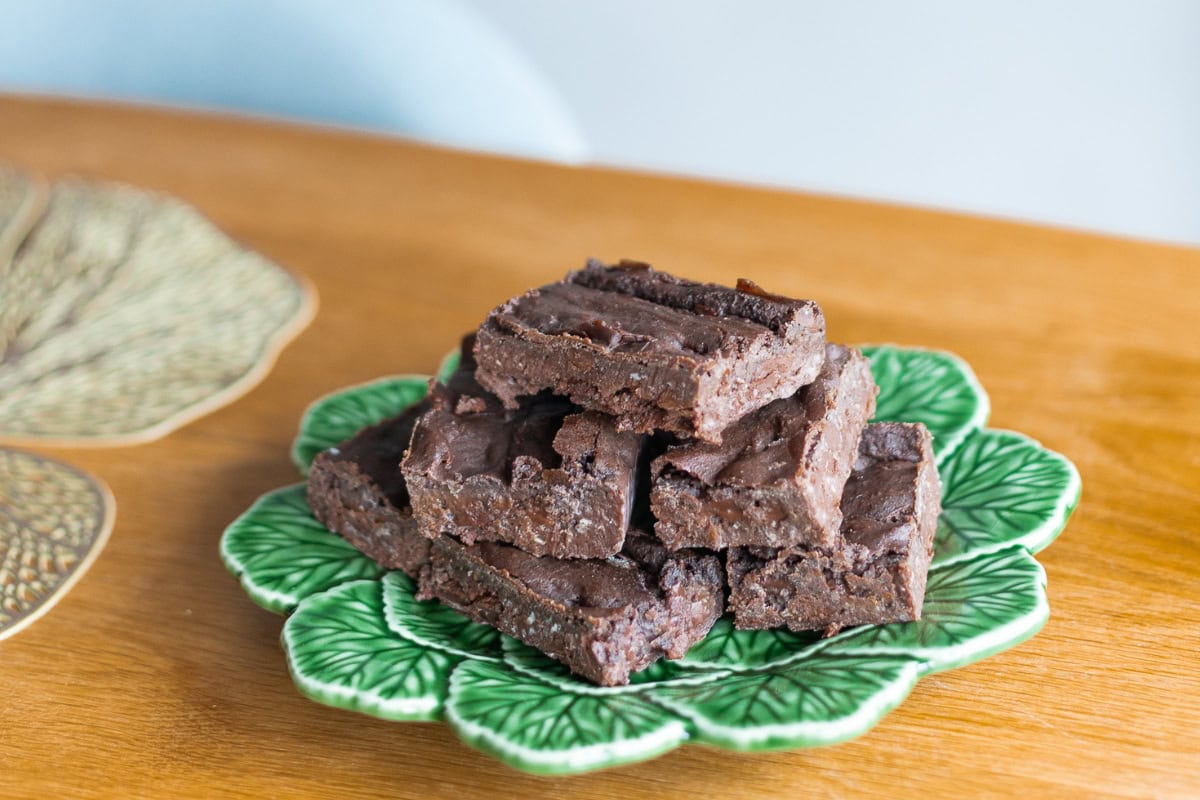 Veganské fazolové brownies 