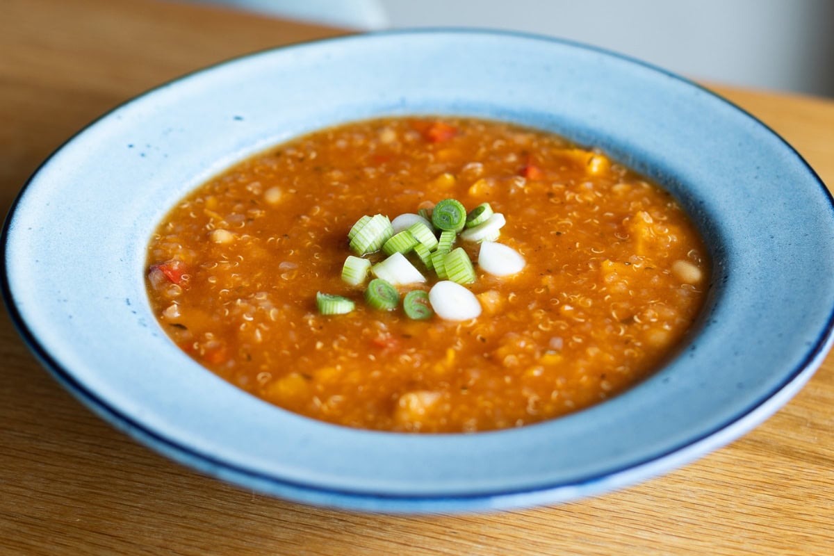 Nejlepší tukožroutská polévka: Zeleninová polévka s quinou