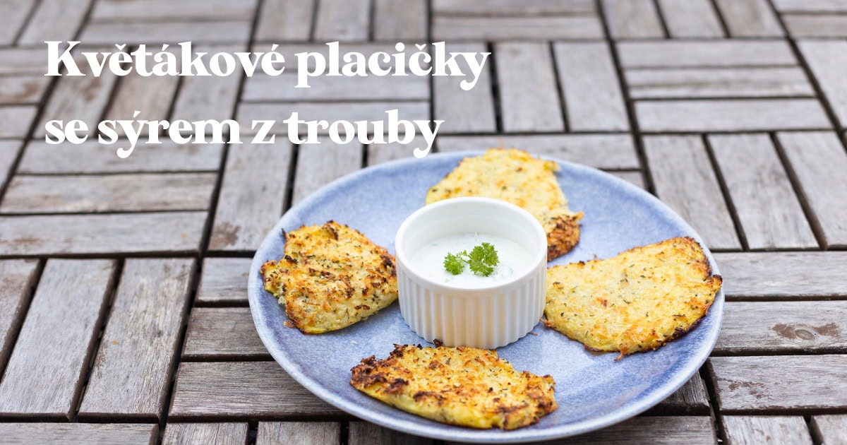 Květákové placičky v troubě