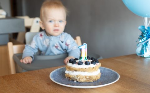 Veganský dort bez cukru pro miminka