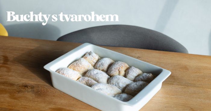 kynuté buchty s tvarohem