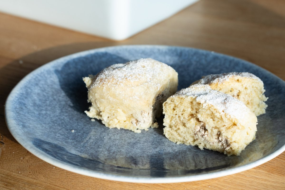 kynuté buchty s tvarohem