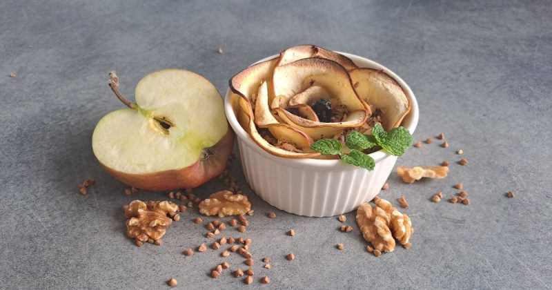 Recept: Zapečená pohanka na sladko s jablky