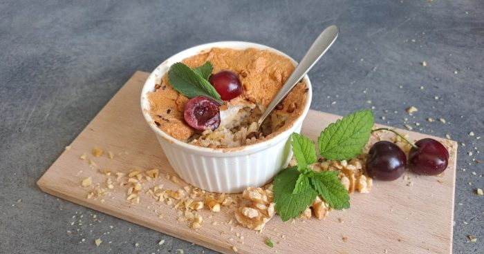 Zapečené jáhly s jablky