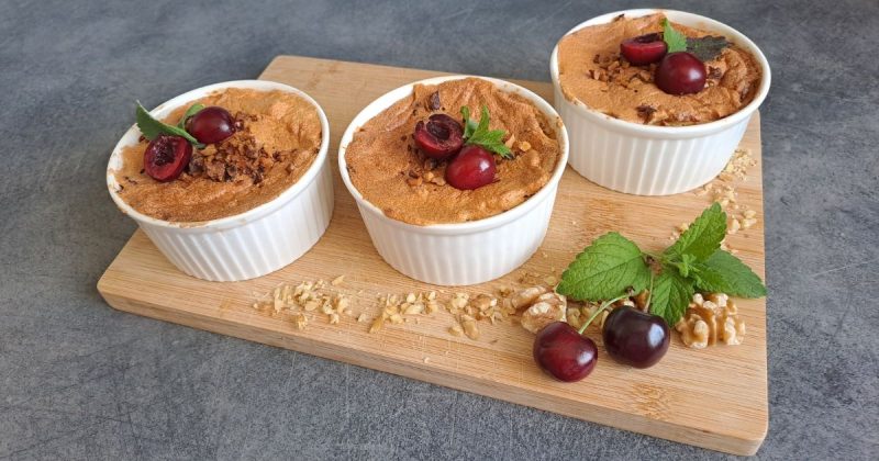 Zapečené jáhly s jablky