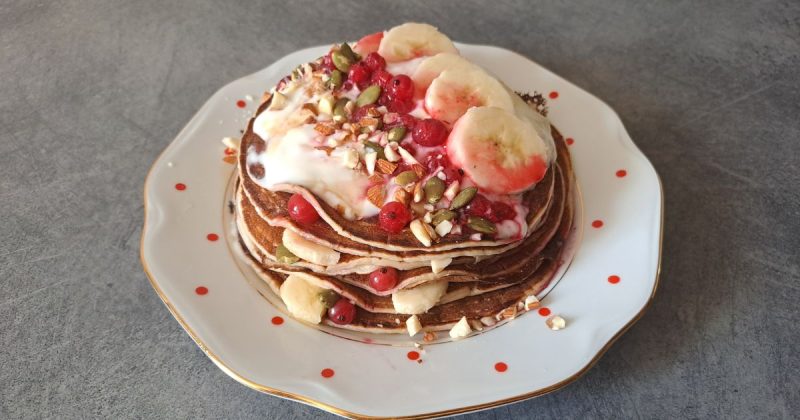 Zdravé kefírové lívance s ovocem