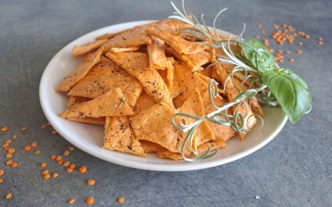 Domácí čočkové chipsy