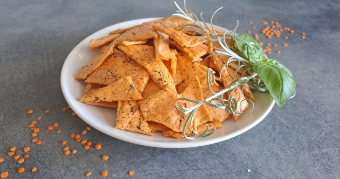 Domácí čočkové chipsy
