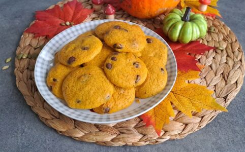 Dýňové sušenky s čokoládou