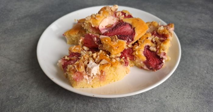 Nejlepší jahodová bublanina s tvarohem
