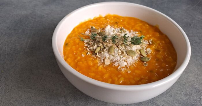 krémové dýňové rizoto