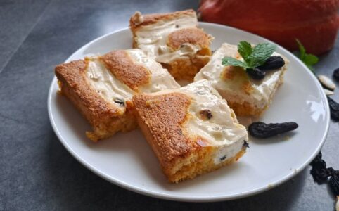 Nejlepší dýňová buchta s tvarohem