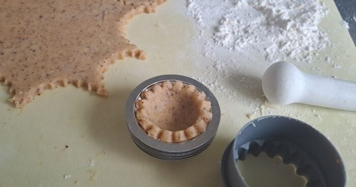 Plněné košíčky čokoládovým krémem