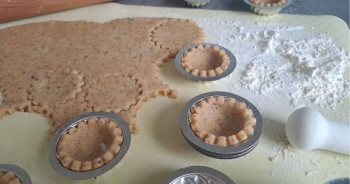 Vánoční ořechové košíčky