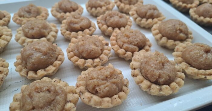 Vánoční ořechové košíčky