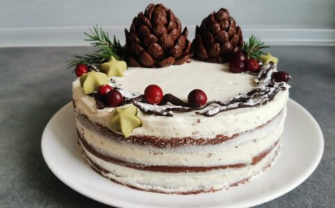 Kouzelný vánoční dort