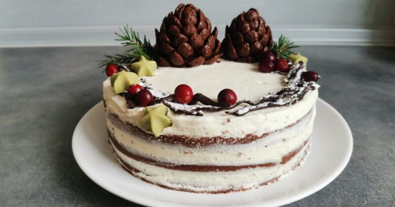 Kouzelný vánoční dort