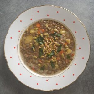 Babiččina čočková polévka