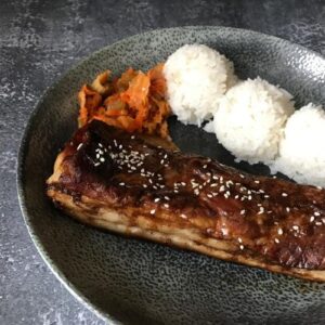 Recept: Pomalu pečený asijský bůček s kimchi