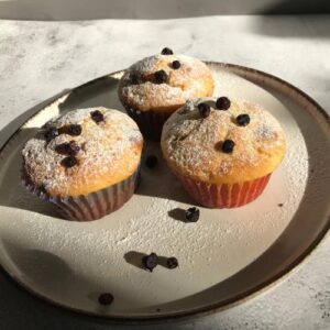 Recept: Vláčné tvarohové muffiny s borůvkami