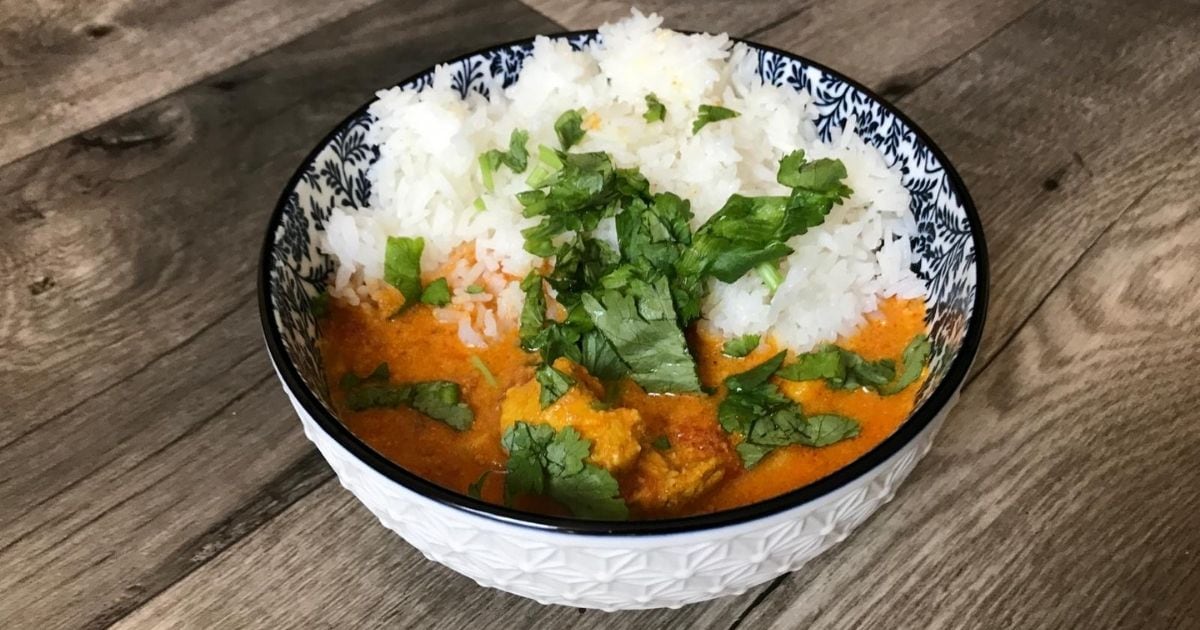 indické butter chicken
