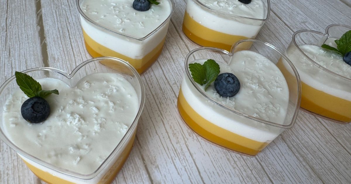 Recept: Mangový cheesecake dezert do skleničky