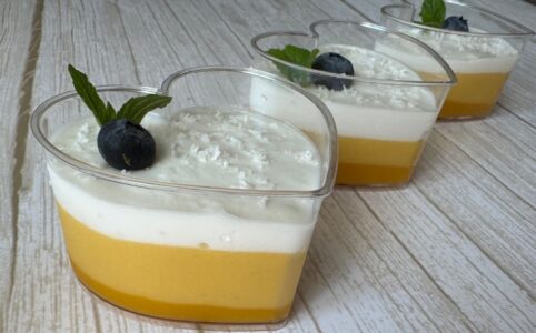 Recept: Mangový cheesecake dezert do skleničky